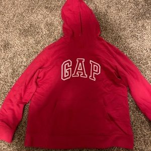 pink gap hoodie